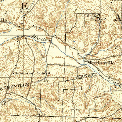 United States Geological Survey Millersburg, OH (1915, 62500-Scale) digital map