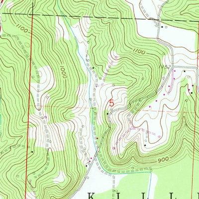United States Geological Survey Millersburg, OH (1961, 24000-Scale) digital map