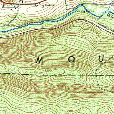 United States Geological Survey Millersburg, PA (1947, 24000-Scale) digital map