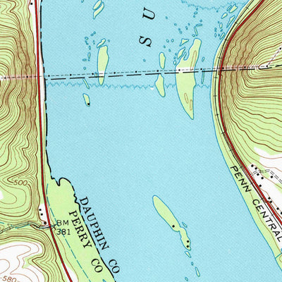 United States Geological Survey Millersburg, PA (1969, 24000-Scale) digital map