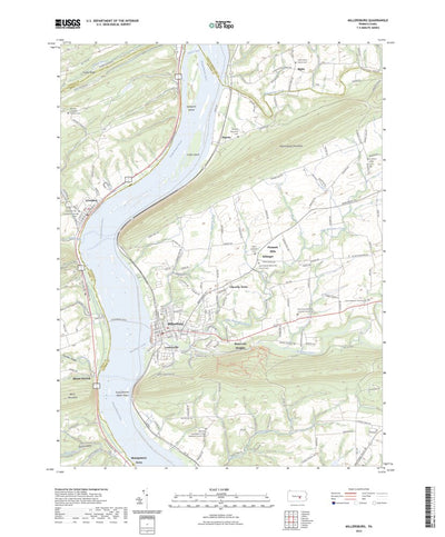 United States Geological Survey Millersburg, PA (2023, 24000-Scale) digital map