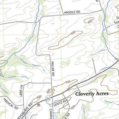 United States Geological Survey Millersburg, PA (2023, 24000-Scale) digital map