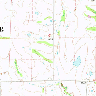 United States Geological Survey Millersburg SW, MO (1969, 24000-Scale) digital map