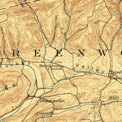 United States Geological Survey Millerstown, PA (1907, 62500-Scale) digital map