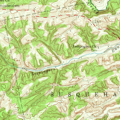 United States Geological Survey Millerstown, PA (1955, 62500-Scale) digital map