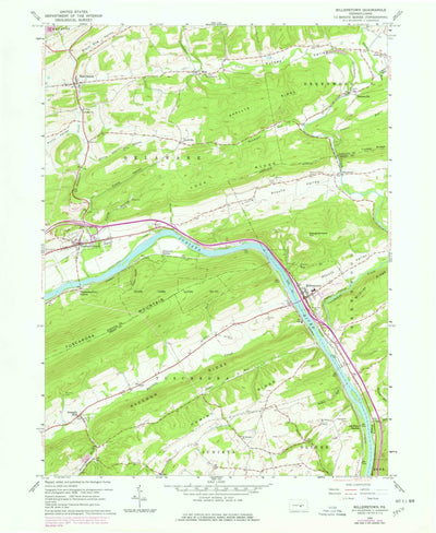 United States Geological Survey Millerstown, PA (1959, 24000-Scale) digital map