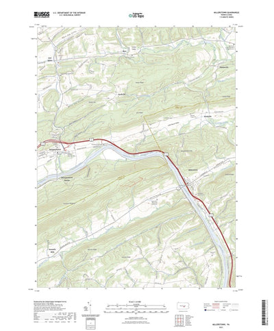 United States Geological Survey Millerstown, PA (2023, 24000-Scale) digital map