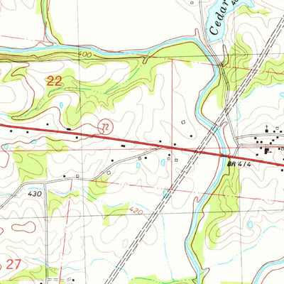 United States Geological Survey Millersville, MO (1980, 24000-Scale) digital map