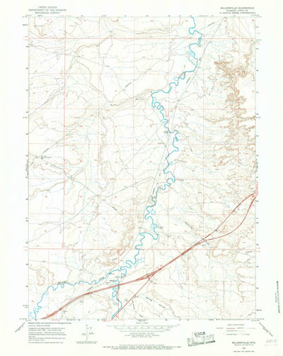 United States Geological Survey Millersville, WY (1965, 24000-Scale) digital map