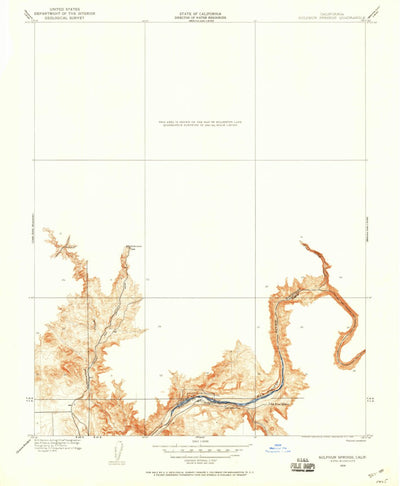 United States Geological Survey Millerton Lake West, CA (1916, 24000-Scale) digital map