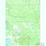 United States Geological Survey Millerton, MI (1987, 24000-Scale) digital map
