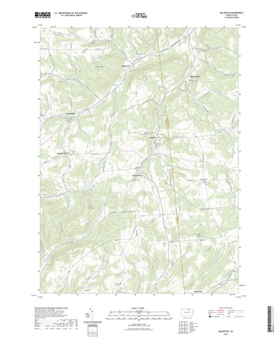 United States Geological Survey Millerton, PA (2023, 24000-Scale) digital map