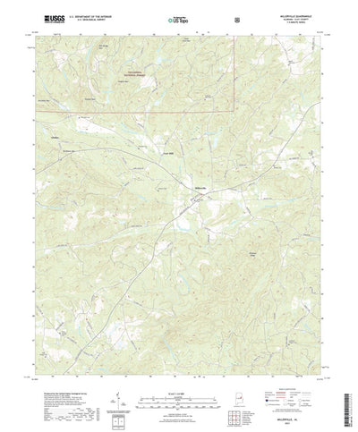 United States Geological Survey Millerville, AL (2021, 24000-Scale) digital map