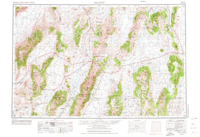 United States Geological Survey Millett, NV (1955, 250000-Scale) digital map