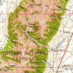 United States Geological Survey Millett, NV (1959, 250000-Scale) digital map