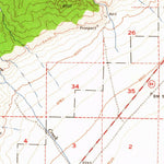 United States Geological Survey Millett Ranch, NV (1956, 62500-Scale) digital map