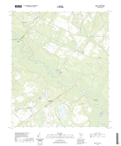 United States Geological Survey Millett, SC (2020, 24000-Scale) digital map