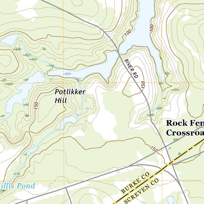 United States Geological Survey Millett, SC (2020, 24000-Scale) digital map