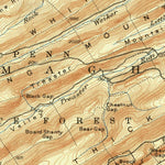 United States Geological Survey Millheim, PA (1941, 62500-Scale) digital map