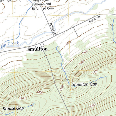 United States Geological Survey Millheim, PA (2023, 24000-Scale) digital map