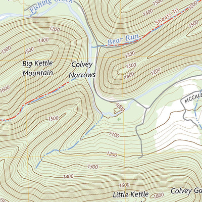 United States Geological Survey Millheim, PA (2023, 24000-Scale) digital map