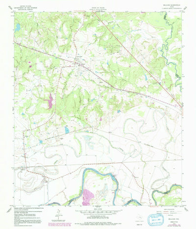 United States Geological Survey Millican, TX (1959, 24000-Scale) digital map