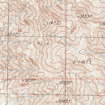 United States Geological Survey Milligan, CA (1985, 24000-Scale) digital map