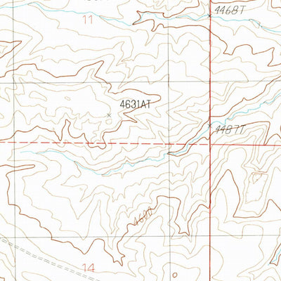 United States Geological Survey Milligan Canyon, MT (1987, 24000-Scale) digital map