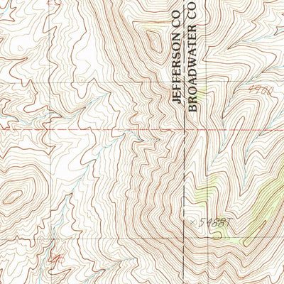 United States Geological Survey Milligan Canyon, MT (1987, 24000-Scale) digital map
