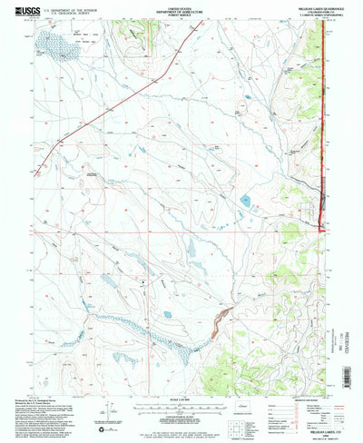 United States Geological Survey Milligan Lakes, CO (1994, 24000-Scale) digital map