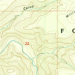 United States Geological Survey Milligan Mountain, NM (1999, 24000-Scale) digital map
