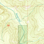 United States Geological Survey Milligan Mountain, NM (1999, 24000-Scale) digital map
