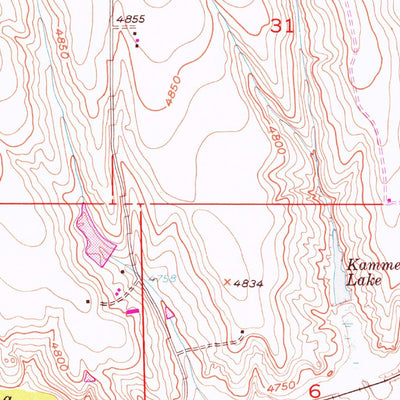 United States Geological Survey Milliken, CO (1950, 24000-Scale) digital map