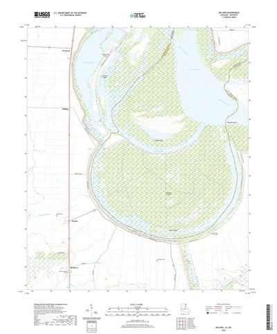 United States Geological Survey Millikin, LA (2020, 24000-Scale) digital map