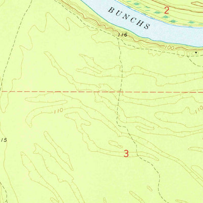 United States Geological Survey Millikin, LA-MS (1970, 24000-Scale) digital map