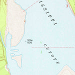 United States Geological Survey Millikin, LA-MS (1970, 24000-Scale) digital map