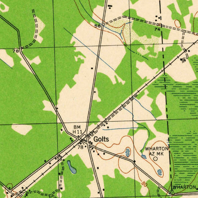United States Geological Survey Millington, MD-DE (1944, 31680-Scale) digital map