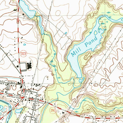 United States Geological Survey Millington, MD-DE (1993, 24000-Scale) digital map