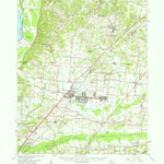 United States Geological Survey Millington, TN (1960, 62500-Scale) digital map