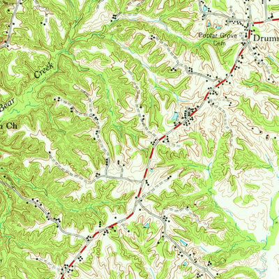 United States Geological Survey Millington, TN (1960, 62500-Scale) digital map