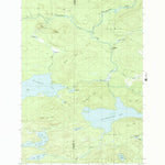 United States Geological Survey Millinocket Lake East, ME (1985, 24000-Scale) digital map