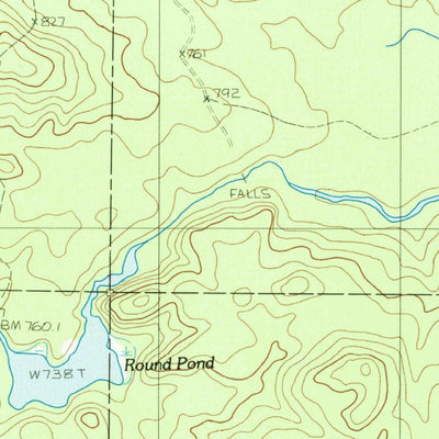 United States Geological Survey Millinocket Lake East, ME (1985, 24000-Scale) digital map