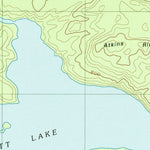 United States Geological Survey Millinocket Lake East, ME (1985, 24000-Scale) digital map