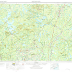United States Geological Survey Millinocket, ME (1954, 250000-Scale) digital map