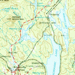 United States Geological Survey Millinocket, ME (1954, 250000-Scale) digital map