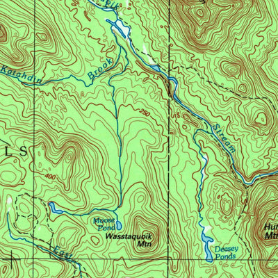 United States Geological Survey Millinocket, ME (1985, 100000-Scale) digital map