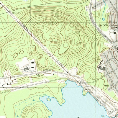 United States Geological Survey Millinocket, ME (1988, 24000-Scale) digital map