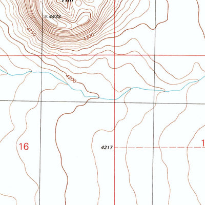 United States Geological Survey Million Dollar Tank, AZ (1996, 24000-Scale) digital map