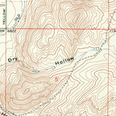 United States Geological Survey Millis, WY (1965, 24000-Scale) digital map
