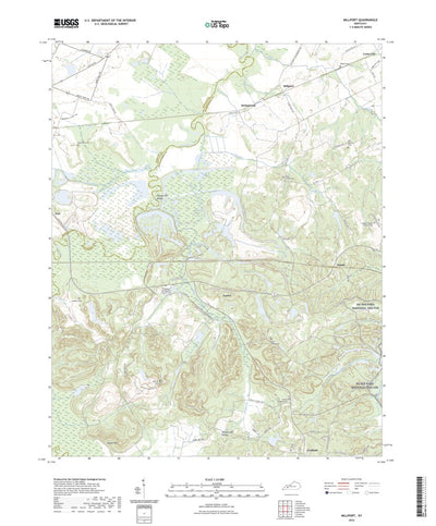United States Geological Survey Millport, KY (2022, 24000-Scale) digital map